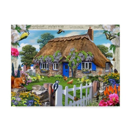 Trademark Fine Art Howard Robinson 'Floral Home' Canvas Art, 35x47 ALI23957-C3547GG